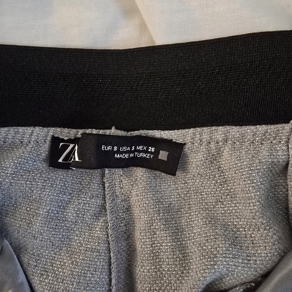 Zara Women's Gray Pants - Picture 8 of 9
